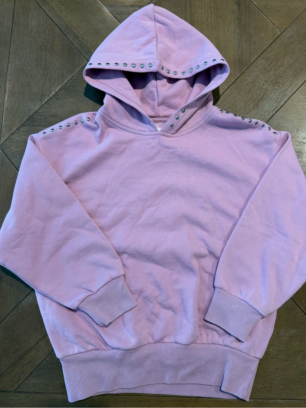 Zara Lilac Pullover Hoodie For Girls Size 8-9 Years NWT